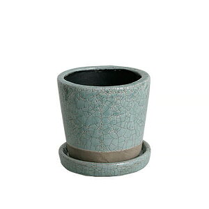※アイボリー品切れ※ダルトン DULTON カラー グレイズド ポット 2.5号鉢 (ソーサー付き) COLOR GLAZED POT 2.5号鉢 園芸用品 植木鉢 室内 屋内 部屋 屋外 花 サボテン ハーブ 園芸 ガーデニング 鉢植
