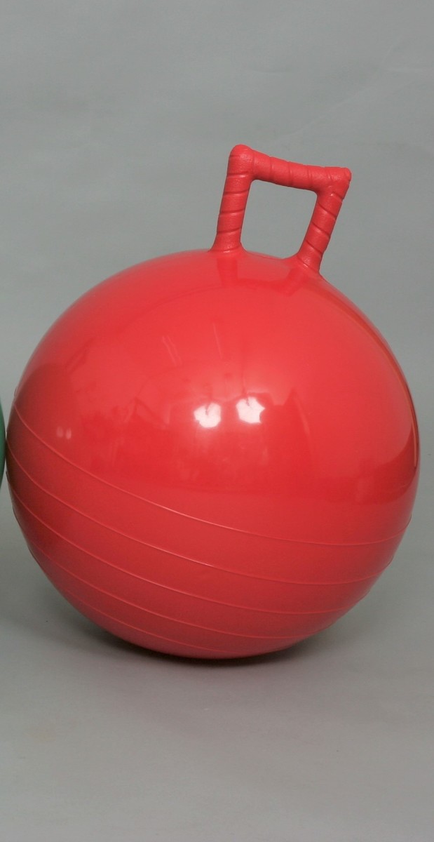 楽天市場】ジャンプボール 径55cm（赤）バランスボール 取っ手付き