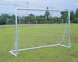 【法人限定】60Φアルミフットサルゴール フットサル アルミ製 ゴール 2台1組 ネット付 ゴールネット付 フットサルネット付 固定杭別売 ネットフック付き 学校 部活動 フットサルチーム クラ