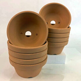 素焼鉢浅型 5号 10鉢セット（一部地域別途送料）