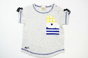 (サマーセール定価2600円+税をSALE)mothergoose(キムラタン)マザーグース前ポケット♪半袖Tシャツ(80cm、90cm、100cm、110cm)
