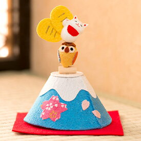 【最安値★数量限定アウトレット】鏡餅 迎春飾り 正月飾り午 馬 うま ウマ ちりめん 振り子 小判と招き猫 干支 置物 干支置物 リュウコドウ 龍虎堂