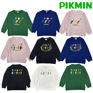 �s�N�~�� �����X�E�F�b�g �g���[�i�[ ���� �X�E�F�b�g�V���c �g�b�v�X �L�b�Y �g�h���[ �q�� �j�̎q ���̎q �j�� ���� 110cm 120cm 130cm �~ �H �t Pikmin �Q�[�� �L�����N�^�[ BANDAI APPAREL �o���_�C 