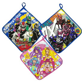 売り切りセール●【ループタオル】仮面ライダーシリーズ スタートゥインクルプリキュア 騎士竜戦隊リュウソウジャー/ハンドタオル/お手拭/入園・入学