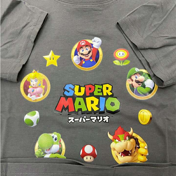 楽天市場】売り切りセール 在庫限り スーパーマリオ 半袖Tシャツ 天竺 