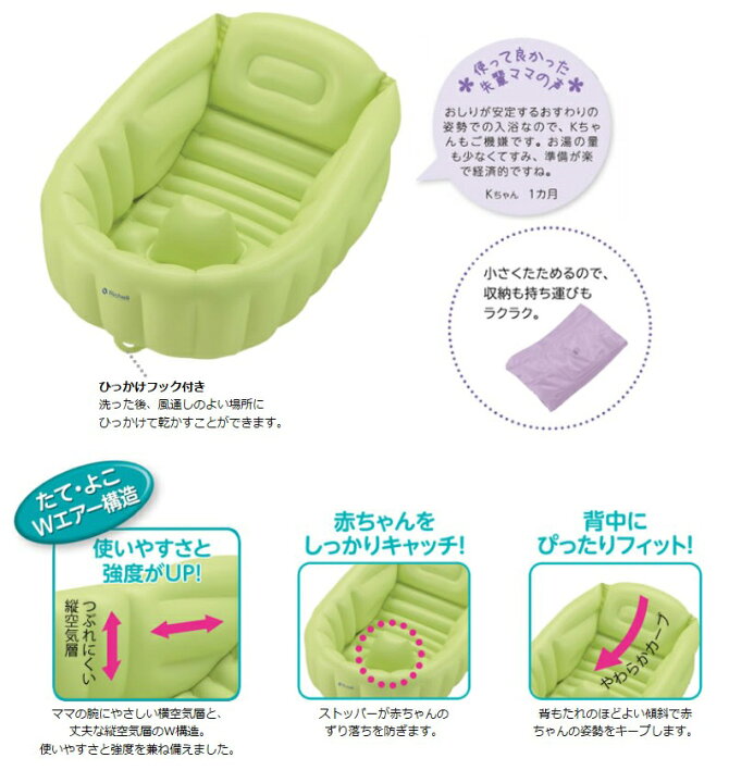 楽天市場】リッチェル ふかふかベビーバスW グリーン(GR)21322/新生児〜/沐浴/バス用品 02P03Dec16 : 赤ちゃんデパート水谷 楽天市場】リッチェル ふかふかベビーバスW グリーン(GR)21322/新生児〜/沐浴/バス用品 02P03Dec16 : 赤ちゃんデパート水谷