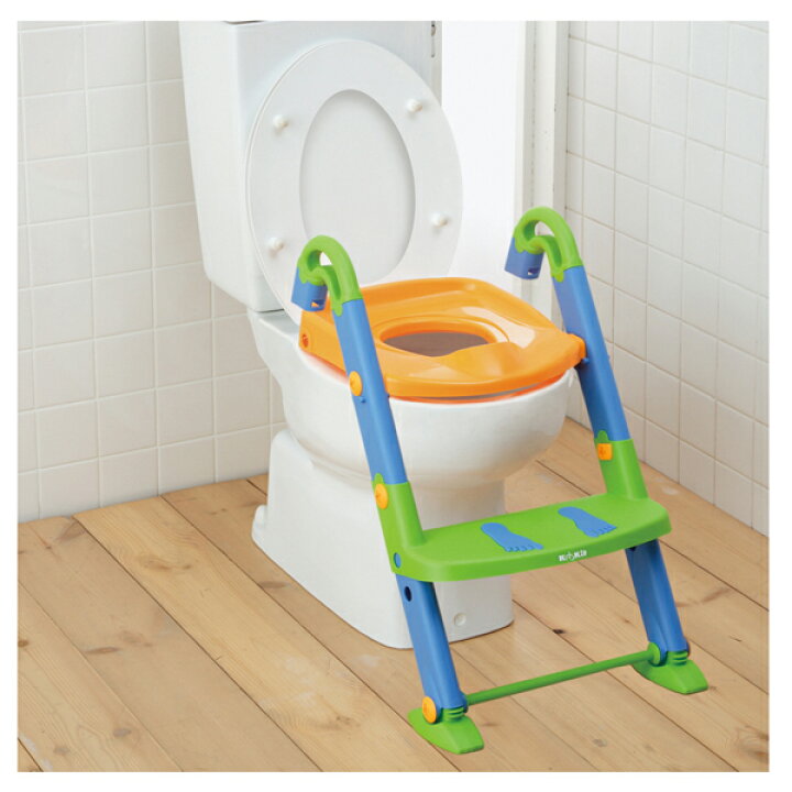 楽天市場】日本育児 3WAYトイレトレーナー よいこレット カラフル 