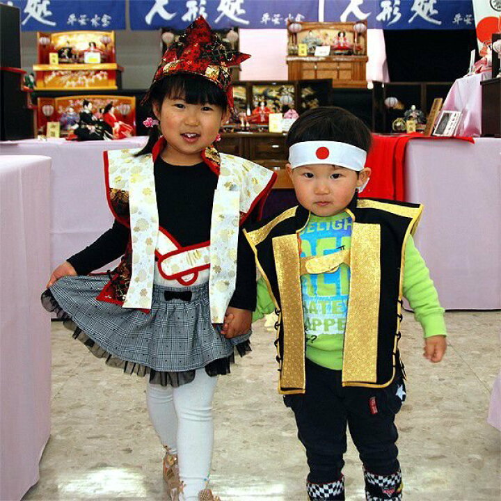 楽天市場】陣羽織 五月初節句 お祝い着 男の子 兜とはちまき付き 台座 ◼️初節句◼️キッズ用陣羽織