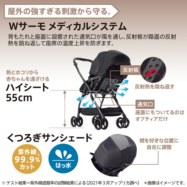 楽天市場】数量限定【アップリカ】オプティアクッション グレイス 