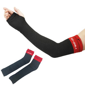 耐切創アームカバー 耐切創レベル3/B 日本製 フットマックス 耐切創腕カバー 接触冷感 S/M-L/LLサイズ 1双(両腕)【保護カバー/アームスリーブ/防刃/製造業/加工業/建設業/保護用品/HPA380S/HPA400F/HP