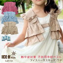 子供用 保冷剤ベスト 熱中症対策グッズ 冷却ベスト 子供用 アイスハーネス キッズ ラテ 保冷剤オプション有 90-110cm …
