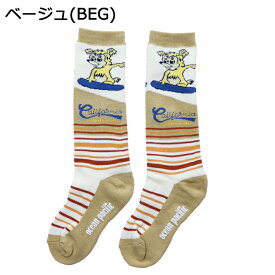 Ocean Pacific スキーソックス キッズ ジュニア スキー靴下 #544982 フリーサイズ(20-23cm)【スノーボード/スキー/雪遊び/靴下/防寒/防風/冬/積雪/保温/厚手/あったか/パイル/スノーソックス/ハイソックス/通園/通学/男の子/女の子/小学生/子供/子ども/OP】