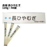 赤城の長ひやむぎ 120g×40 36cm 業務用 乾麺 贈答品 夏の風物詩 長い麺 保存食 ひやむぎ 国内製造 プロ…