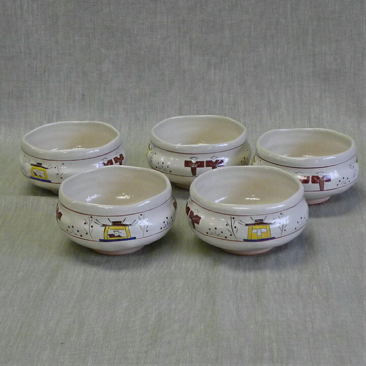 楽天市場】赤膚焼 奈良絵汲出し湯呑「旅茶碗」 昭山窯 奈良絵 湯呑 