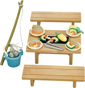 【新品】 シルバニアファミリー 家具 【 ファミリーバーベキューセット 】 カ-615 佐賀