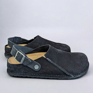 BIRKENSTOCK[rPVgbN]/LUTRY PREMIUM SUEDE[g[ v~A XG[h]/BLACK[ubN]/1025323 M[ L V[Y NbO T_ 2WAY obNXgbv tbg  {v 