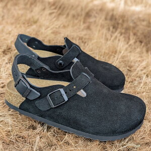 BIRKENSTOCK[�r���P���V���g�b�N]/TOKIO II SUEDE[�g�L�I II �X�G�[�h]/BLACK[�u���b�N]/1028348 �i���[�� ���� �N���b�O �V���[�Y �T���_�� �o�b�N�X�g���b�v �t���b�g �� �{�v ���U�[ �V���v�� �J�W���A