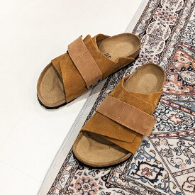 BIRKENSTOCK[ビルケンシュトック]/KYOTO[キョウト]/MINK[ミンク]/1022355 レギュラー幅 幅広 カジュアル ブラウン キャメル サンダル ベルクロ 本革 レザー メンズ 靴