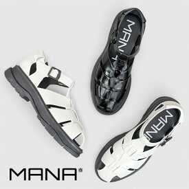 MANA マナ/531148 グルカサンダル ストラップ カジュアル 靴 レザー 本革 レディース