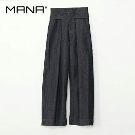 MANA デニム[マナ デニム]/540402 ボトムス ハイウエスト デニム パンツ ジーンズ レディース アパレル mana Hight waist denim pants