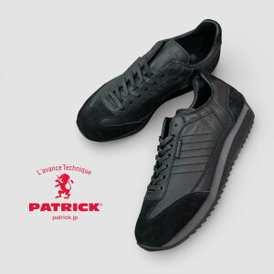 �q���ʂ����͂� PATRICK[�p�g���b�N] MARATHON-SH[�}���\���E�V�[�v] BLK[�u���b�N] 507761 ���ʌ��� �X�j�[�J�[ �J�W���A�� ���U�[ �{�v �C ���f�B�[�X �����Y