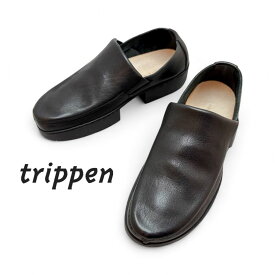 trippen[トリッペン]LOYAL-WA/SAT252[ロアヤール]/BK-BK-BK ローファー シンプル スリッポン カジュアルシューズ Sportコレクション レディース レザー 本革 靴 ブラック 黒