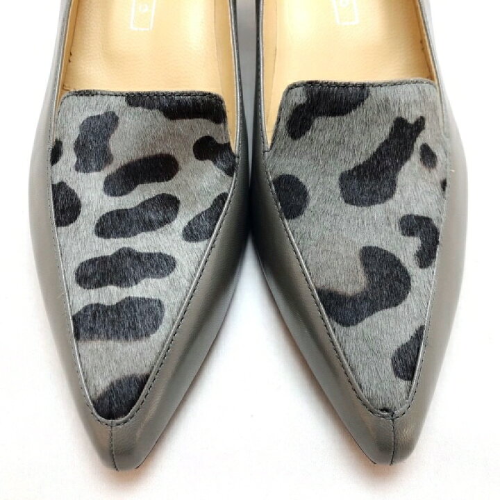 初売り Yoshito ヨシト 1113 パンプス きれいめ ハラコ コンビ ポインテッドトゥ レザー 本革 靴 レディース Www Bedminsterma Org