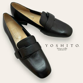 YOSHITO de ORANGE[ヨシトデオランジェ]/M303 スリッポン シューズ ローヒール レザー 本革 靴 レディース