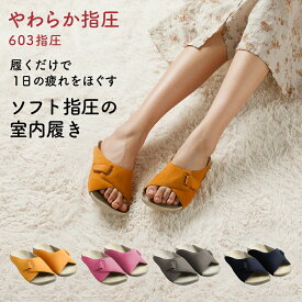 【予約:アプリコット:L,LL,チャコール:S,4L→11月20日ごろ出荷】【公式】【楽天週間ランキング1位入賞】【送料無料】【AKAISHI楽天市場店】アーチフィッター603指圧スリッパ ルームシューズ 男女兼用