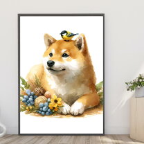 楽天市場】柴犬 絵画の通販