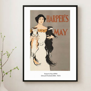 �y���������z���E�̖���|�X�^�[�y�G�h���[�h�E�y���t�B�[���h�z�yHarper�fs May (1896)�E�L�Ə����z �n�[�p�[�Y�E�}�K�W�� �A�[�g�|�X�^�[ �͂��� A4�T�C�Y�@A3�T�C�Y �A�����J �C���X�g���[�^