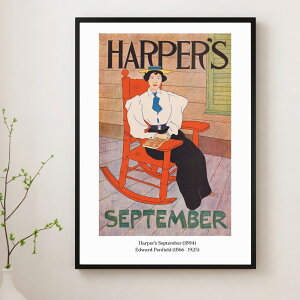 �y���������z���E�̖���|�X�^�[�y�G�h���[�h�E�y���t�B�[���h�z�yHarper�fs September (1894)�Ԃ��֎q�̏����z�n�[�p�[�Y�E�}�K�W�� �A�[�g�|�X�^�[ �͂��� A4�T�C�Y�@A3�T�C�Y �A�����J �C���X