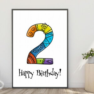 yzA4EA3|X^[ ynbs[o[Xf[2΁zo[Xf[tHg X^WI Birthday Photo N  ԍ aʐ^ LOʐ^ fUC CeA A[g CeA N A4EA3