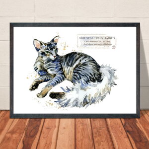 �y���������z�A�[�g�|�X�^�[�yCats Breed Collection �I���G���^�������O�w�A�z�l�R �˂� �ɂ�� �C���e���A �y�b�g �X�R�e�B�b�V���E�t�H�[���h �}���`�J�� �A�����J���E�V���[�g�w�A �m���E