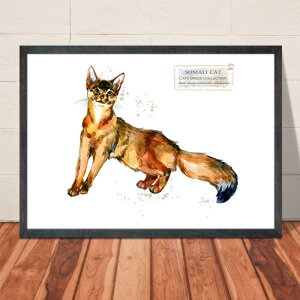 �y���������z�A�[�g�|�X�^�[�yCats Breed Collection �\�}���L���b�g�z�l�R �˂� �ɂ�� �C���e���A �y�b�g �X�R�e�B�b�V���E�t�H�[���h �}���`�J�� �A�����J���E�V���[�g�w�A �m���E�F�[�W��