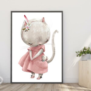 �y���������z�A�[�g�|�X�^�[�y���Ƃ��̍��̔L�i�s���N�̃h���X�j�z�l�R �˂� �ɂ�� �C���e���A �y�b�g �X�R�e�B�b�V���E�t�H�[���h �}���`�J�� �A�����J���E�V���[�g�w�A �m���E�F�[