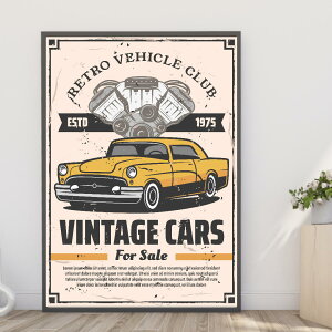 �y���������z�A�[�g�|�X�^�[�yVINTAGE CAR FOR SALE�z�C���X�g ���[�Q���o�X �s�b�N�A�b�v�g���b�N �A�[�g�|�X�^�[ A4�EA3�T�C�Y �T�[�t�B�� �A�����J���r���e�[�W ���g�� �A���� ���� �Ŕ� �Ǐ�