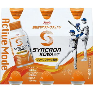 a VNR[ ANeBu[h O[vt[c 100mL×6{ Zbg SYNCRONKOWA(VNR[)@ActiveMode O[vt[c BCAA v1,000mgz IȃGlM[̓T
