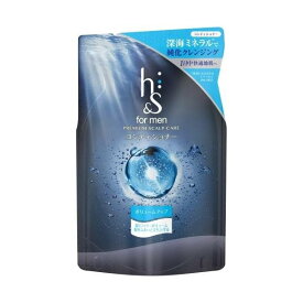 h＆s for men コンディショナー ボリュームアップ 詰め替え(300g)　ヘアケア　メンズ　バスタイム　お風呂　皮脂　地肌ストレス　ハリ　ボリューム　弱酸性【h＆s(エイチアンドエス)フォーメン】
