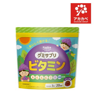マグナス グミサプリ ビタミン 60粒 20日分 サプリメント 健康サプリ グミ/ぶどう果汁入り おいしい マルチビタミン 家族 子ども 健康サプリ サプリメント 栄養補助食品 安心国内製造 コプリ