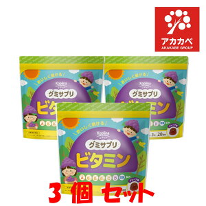 【3個セット★送料無料】マグナス グミサプリ ビタミン 60粒 20日分 サプリメント 健康サプリ グミ/ぶどう果汁入り おいしい マルチビタミン 家族 子ども 健康サプリ サプリメント 栄養補助