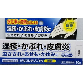 【新新薬品】デルマレチゾンPV軟膏10g 鎮痒消炎薬　ステロイド剤　湿疹　皮膚炎　あせも　かぶれ　かゆみ　虫さされ　じんましん【第(2)類医薬品】