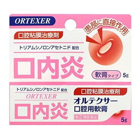 オルテクサー口腔用軟膏 5g【第(2)類医薬品】