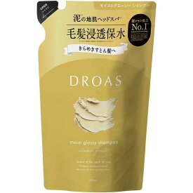 【5個セット★送料無料】DROAS ドロアス モイストグロッシー シャンプー 詰替 350ml I-ne 皮脂吸着 洗浄 髪 保湿 ( ヘアケア 頭皮 地肌 詰替 シャンプー )