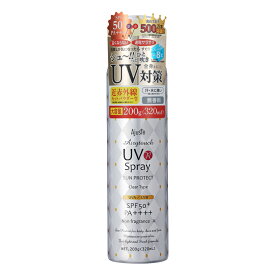 【6個セット★送料無料】アジャステ UVスプレー[無香料] 200g(320mL) SPF50+ PA++++ エアリータッチ日焼け止め スプレー 顔 髪 全身用 紫外線対策