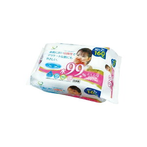 AS弱酸性ふんわり手口ふき水99 80枚入 2P