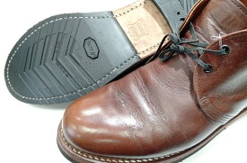 【レッドウイング ベックマン ビブラム705靴修理】 ブーツ修理 REDWING BECKMAN ハーフソール vibram 705　交換 補修 底縫い代込み 納期早い