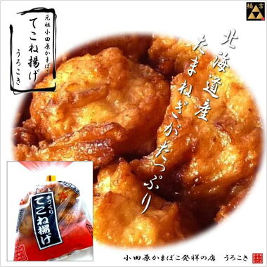 ★北海道産たまねぎがたっぷり入った【てこね揚げ7入】《最高ランクの「高級すり身」で作ったおいしいかまぼこ〜うろこき》■かまぼこ■小田原■おすすめ