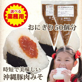 ご飯のお供 【沖縄豚肉みそorうま辛業務用500g】おにぎりの具 油味噌 赤マルソウ 肉みそ 油みそ