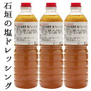 送料無料 塩ドレッシング 1000ml×3本セット 塩ダレ としても使える 塩ドレッシング 産地直送 業務用サイズ